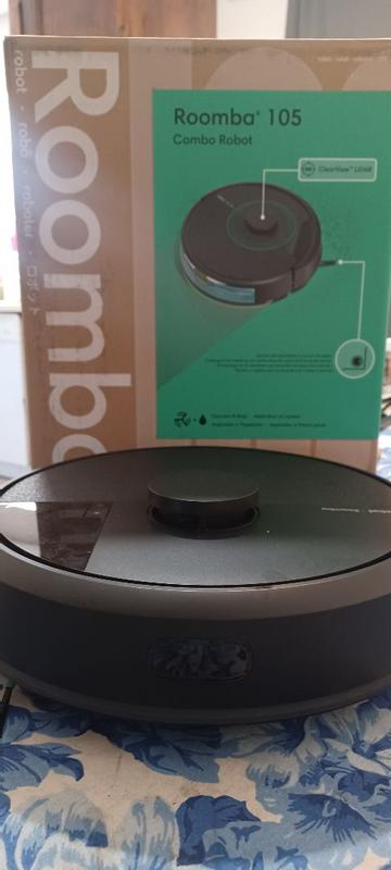 iRobot Roomba 105 Combo 13.2 in. Robotic Vacuum and Mop with Smart
