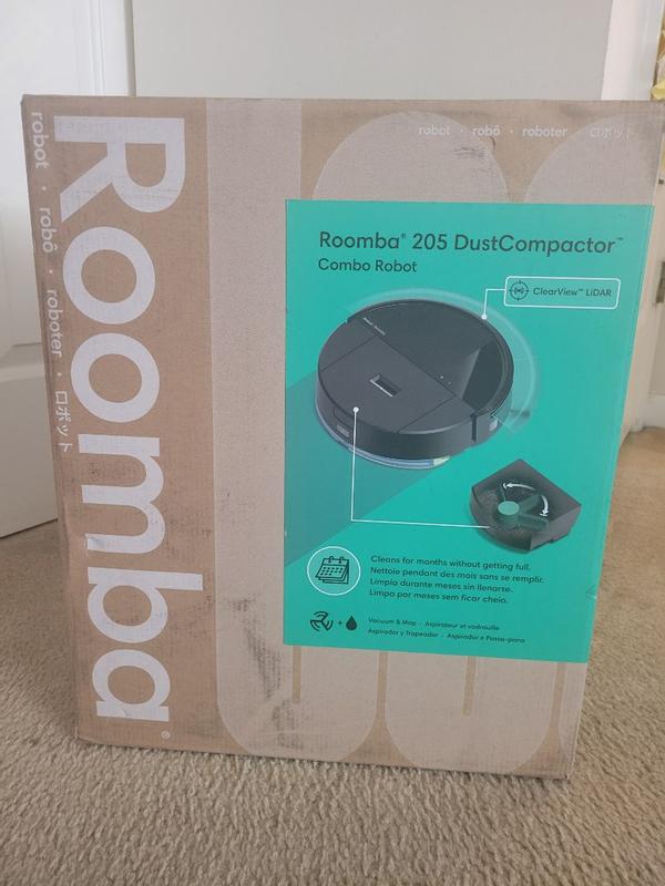 iRobot Roomba 205 DustCompactor Combo Robot Vacuum & Mop