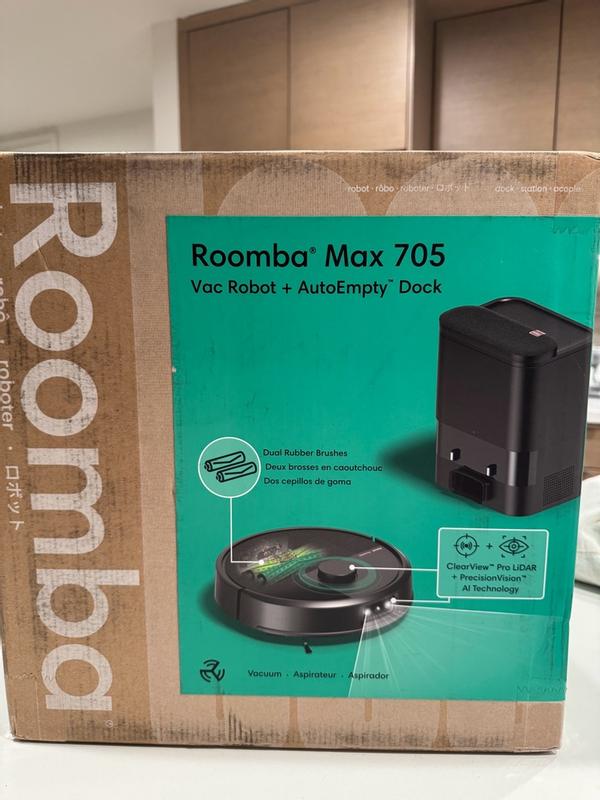 iRobot Roomba Max 705 14 in. Robotic Vacuum with Smart Navigation