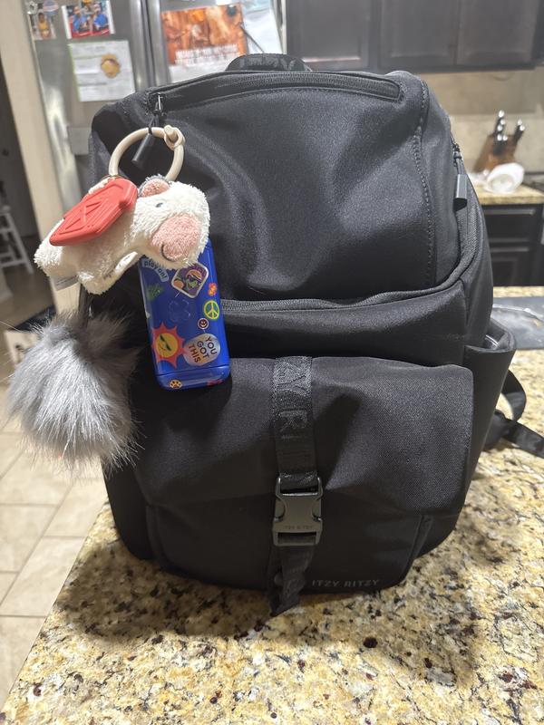 Itzy Ritzy Baby BELONG TOP OPEN BACKPACK WOVEN CHOCOLATE - Macy's