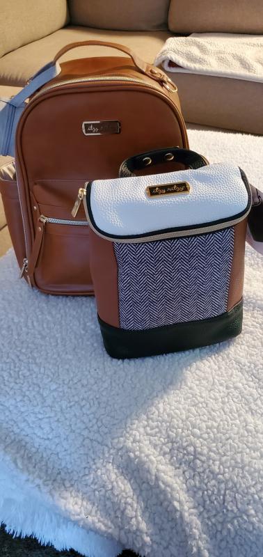 Cognac mini with coffee and cream bottle bag????