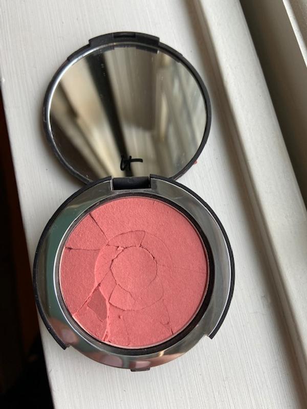 almost new blush has already cracked.