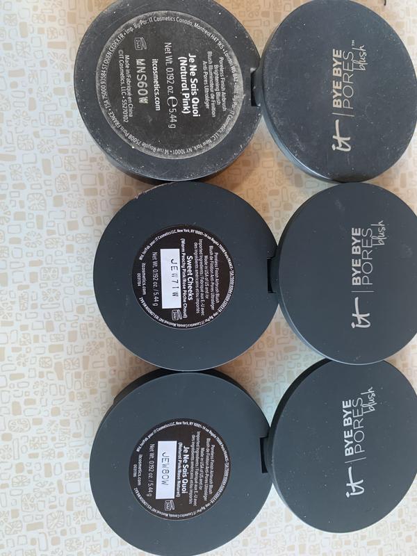 Old color JNSQ, new color JNSQ, Sweet Cheeks