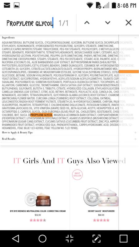 Propylene glycol/Antifreeze
