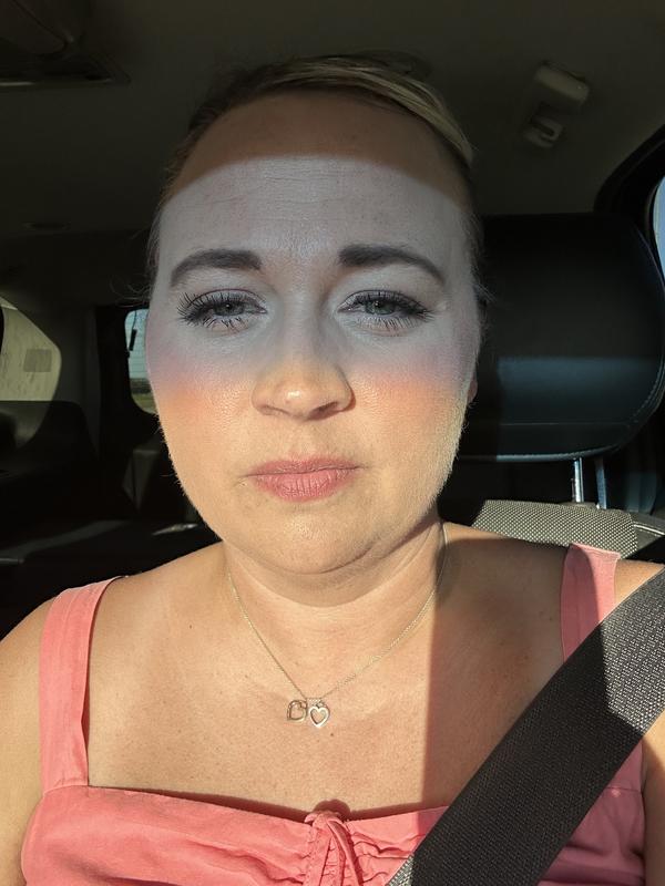 Just spent the day in the Texas heat and all makeup is still there!