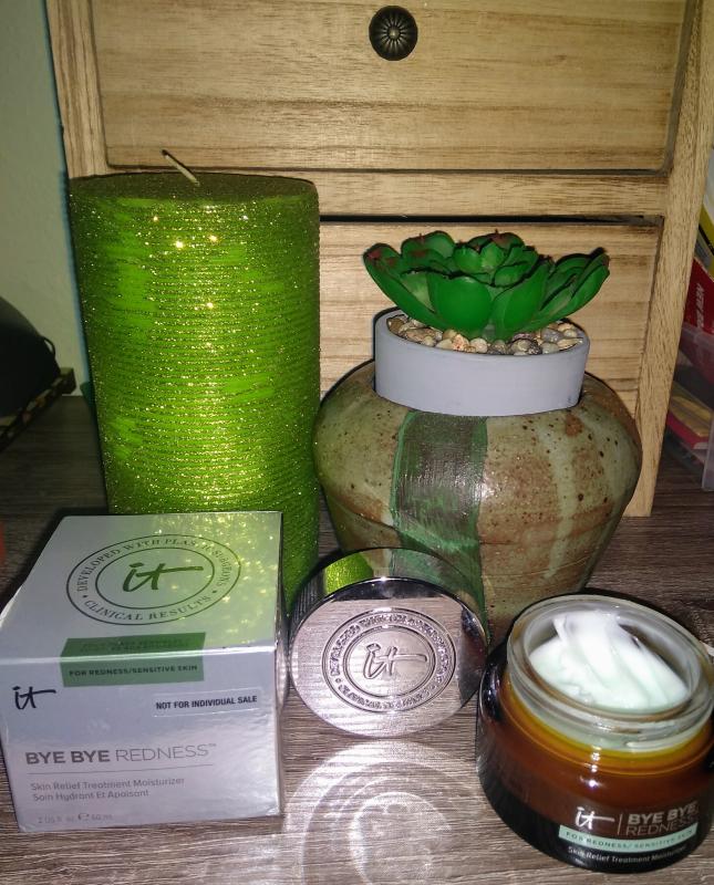 Bye bye redness hello lovely