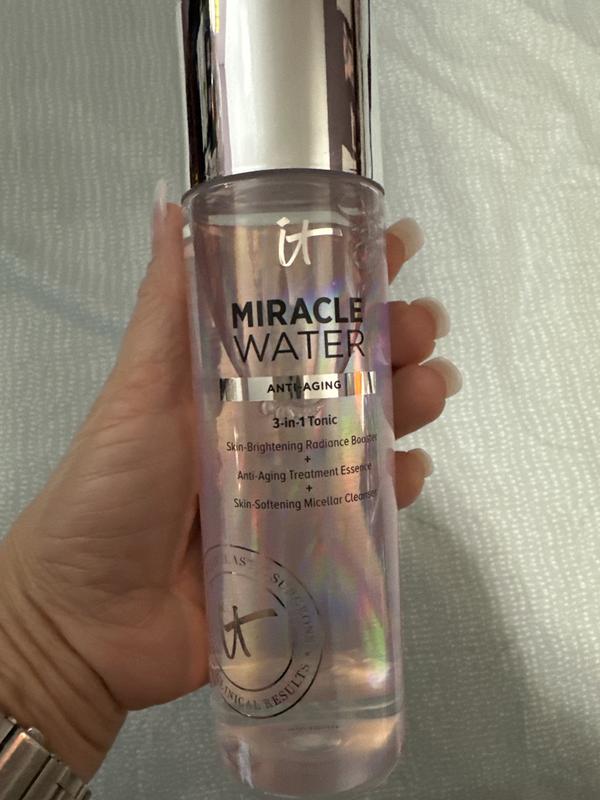 It Cosmetics Miracle Water 3-in-1 Tonic Micellar Cleanser Jumbo 8.5oz NEW IN Box popular