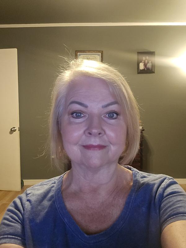 With the foundation on.