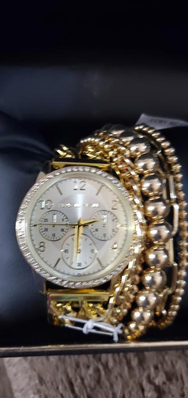 Kendall + Kylie Women's Gold Tone and Crystal Chain Link
