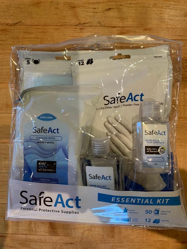 Safe Act Essential Kit still in the packaging (front view).
