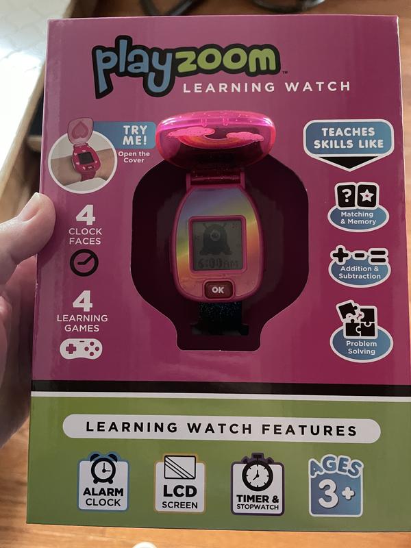 Learning Watch with open screen.