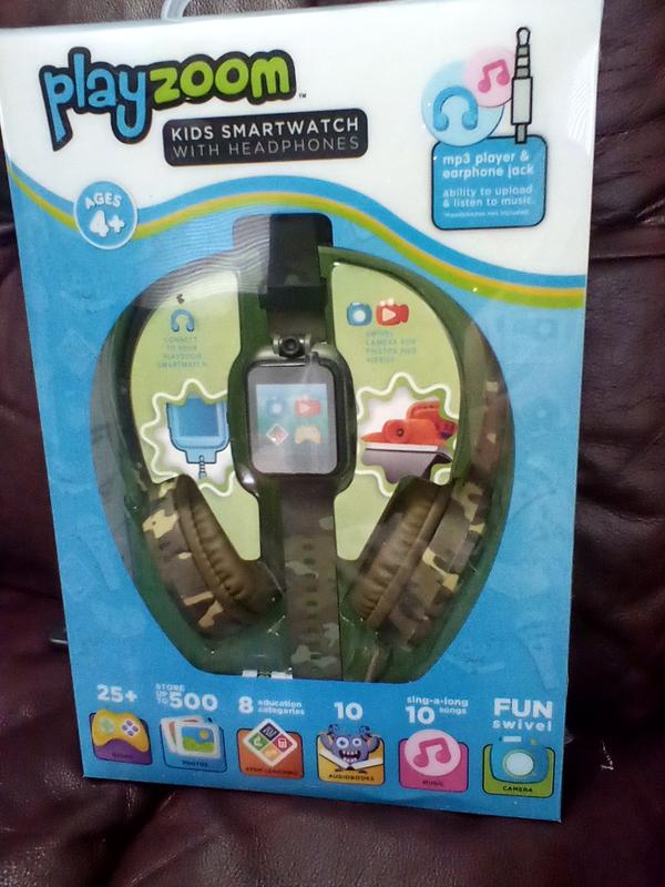 Playzoom smartwatch and discount headphones