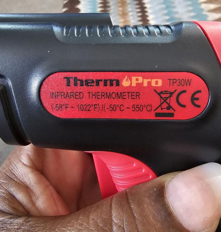 ThermoPro Non Contact Laser Rectangle Grill Thermometer in the Grill ...
