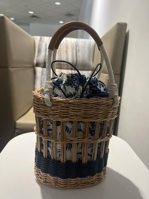 Natural Solid Caryl Wicker Handbag | Women's Handbags | J.McLaughlin