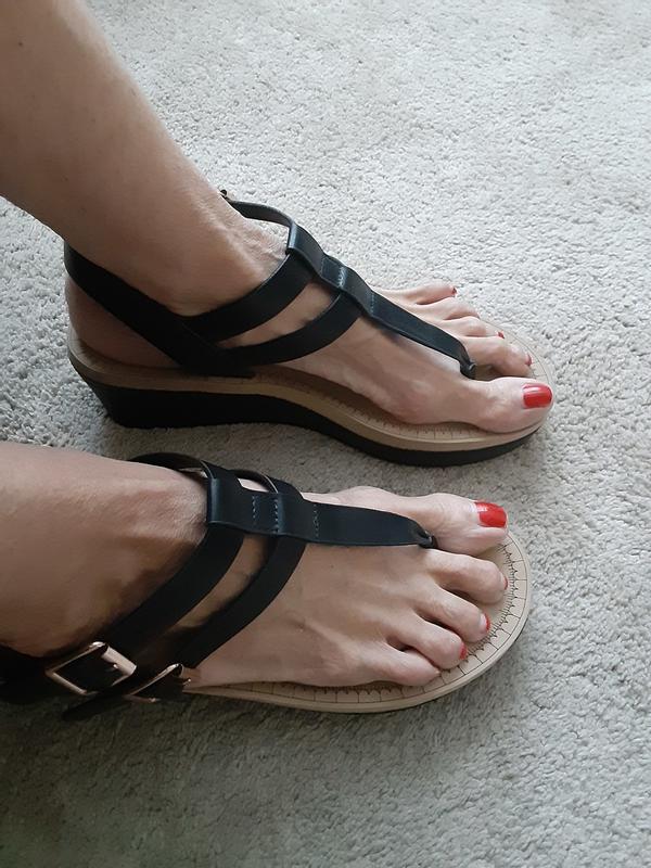 Love my new black summer sandals