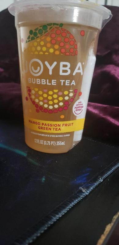 Joyba Mango Passion Fruit Green Bubble Tea - 4pk/12 Fl Oz Cups : Target