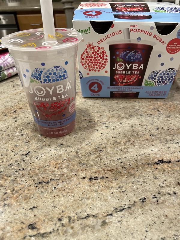 JOYBA Strawberry Lemonade Green Bubble Tea - 4pk/12 fl oz Cups