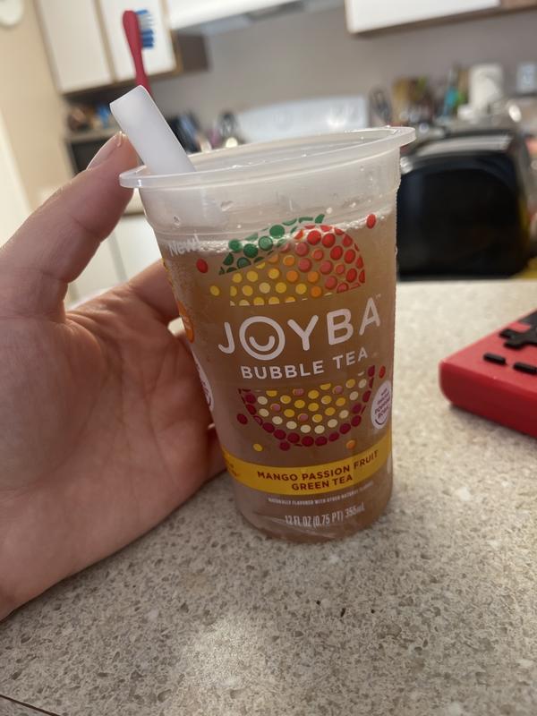 Joyba Mango Passion Fruit Green Bubble Tea - 4pk/12 Fl Oz Cups : Target