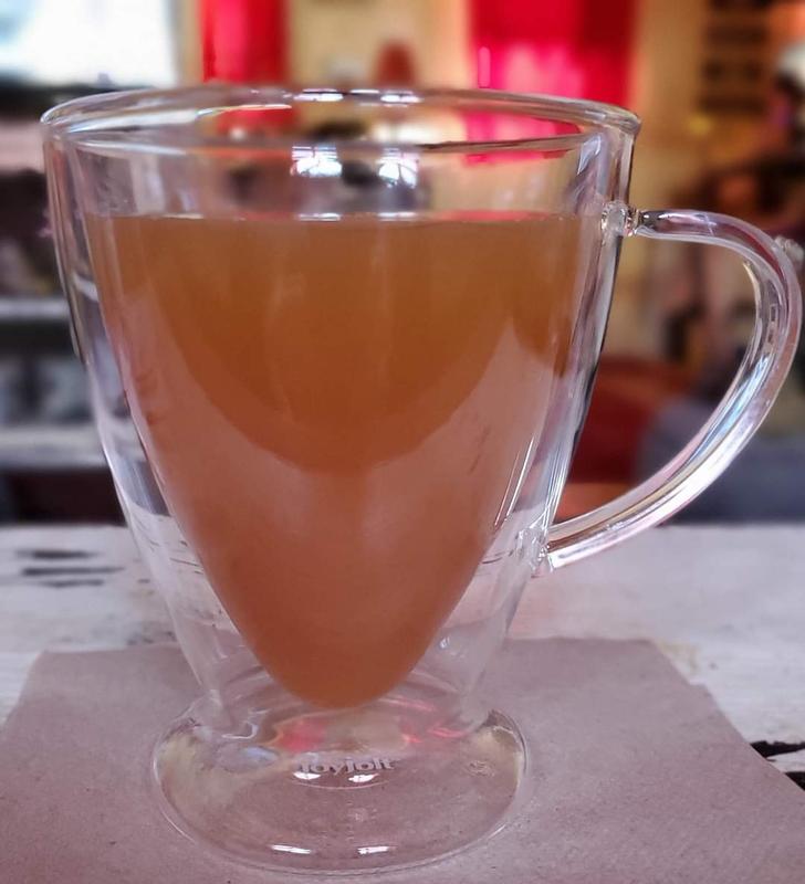 Warm apple cider