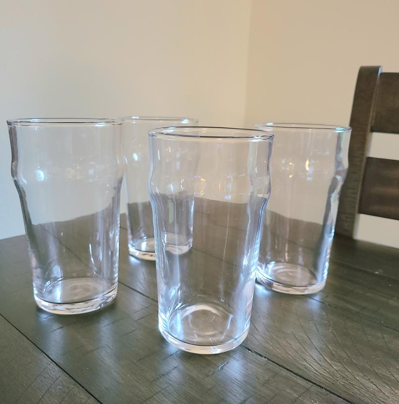 JoyJolt Grant 19 oz Beer Glasses Set of 4