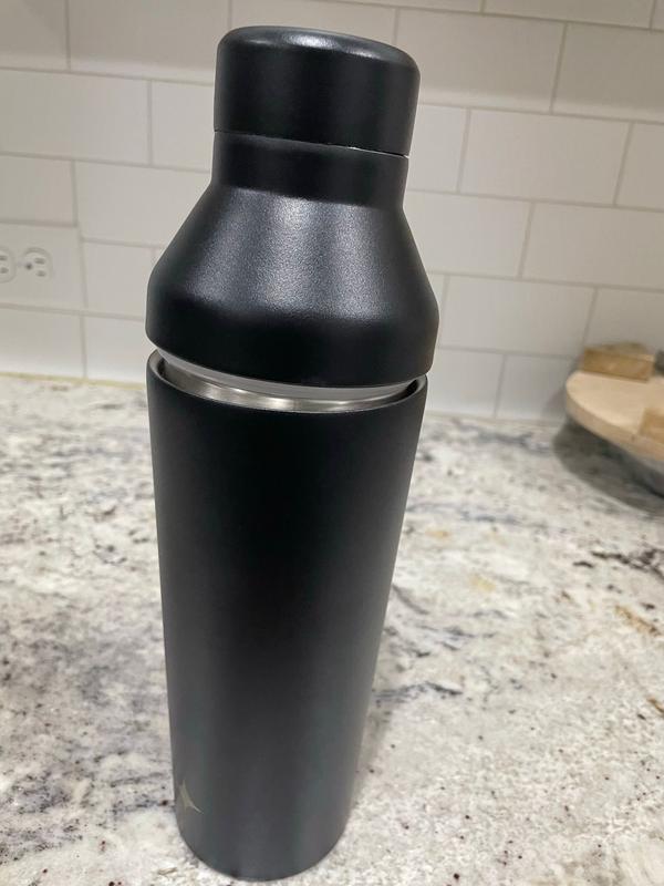 JoyJolt 20 oz. Grey Vacuum Insulated Stainless Steel Cocktail