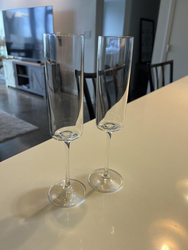 JoyJolt Claire 5.7 oz. Champagne Glasses (Set of 4)