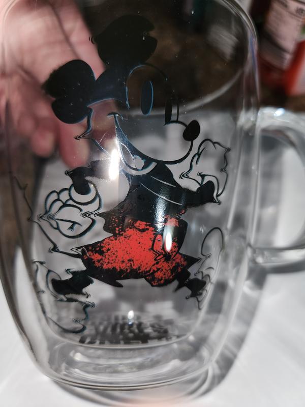 JoyJolt Aroma Disney Mickey and Pluto 13.5oz Glass