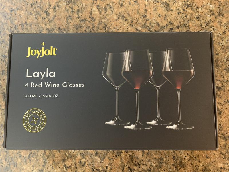 Layla Red Wine Glass Lead Free Crystal