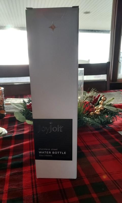 JoyJolt Vacuum Insulated Water Bottle with Flip Lid & Sport Straw Lid!