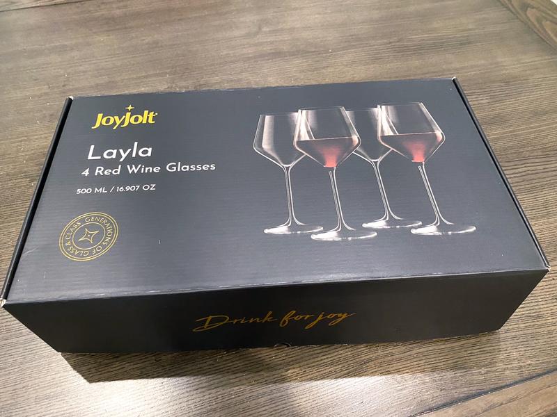 Layla Red Wine Glass Lead Free Crystal