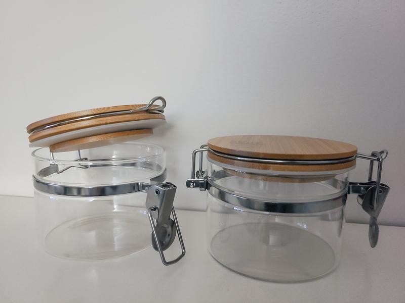 Joyjolt Kitchen Storage Jars With Airtight Bamboo Clamp Lids - 27