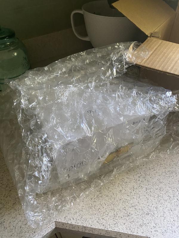 Bubble wrapped my precious wine glasses!