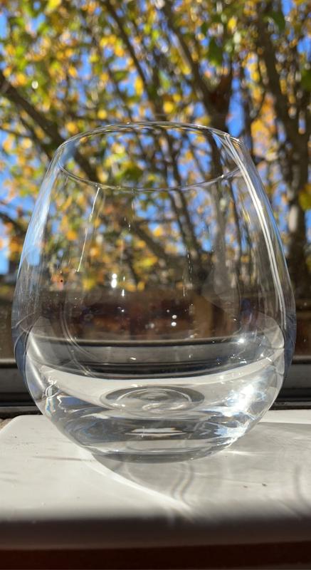 JoyJolt 4 - Piece 15oz. Glass Stemless Wine Glass Glassware Set