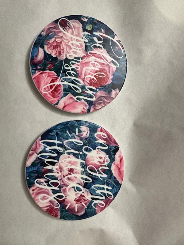 Coaster Blanks Round x4 Cricut to personalize with Infusible Ink