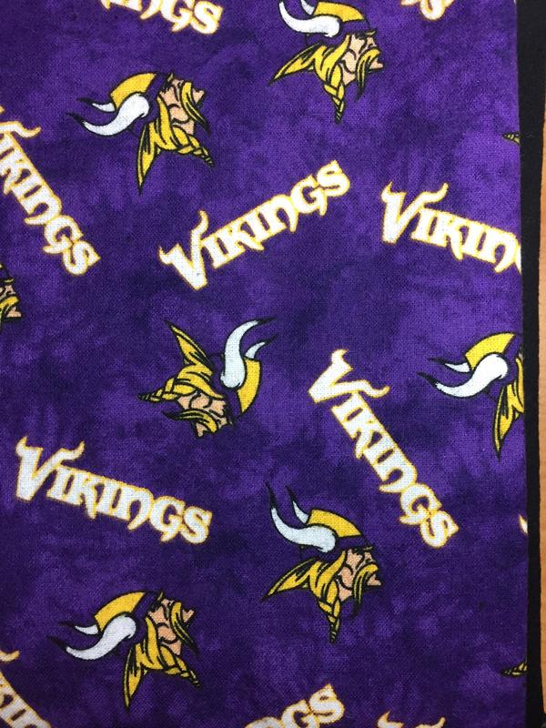 Joann Minnesota Vikings Flannel Fabric 42 Tie Dye - 2 Yrds Min