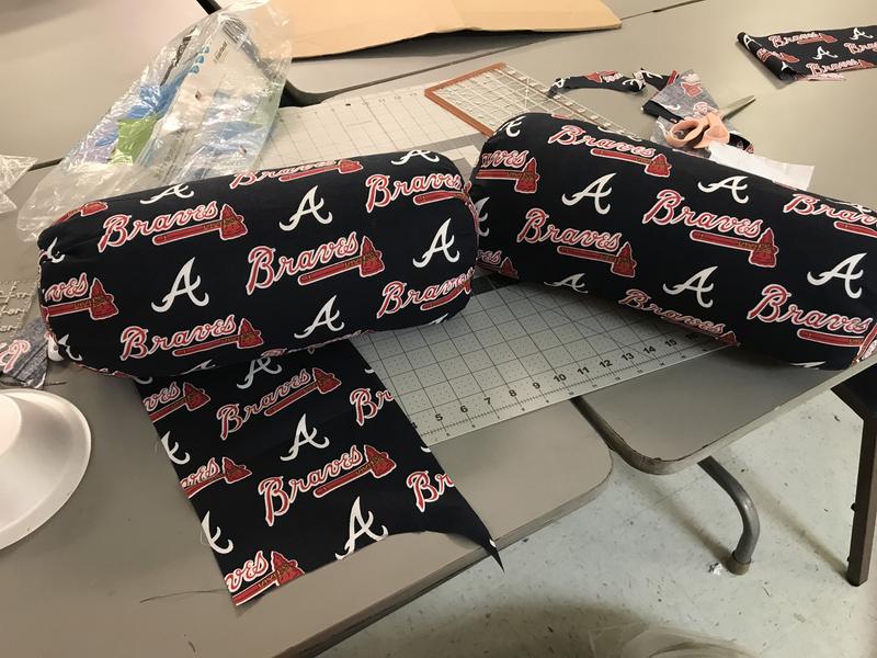 Atlanta Braves fabric by the yard 22297 Braves stadium fabric – RaRaRass  Fabric