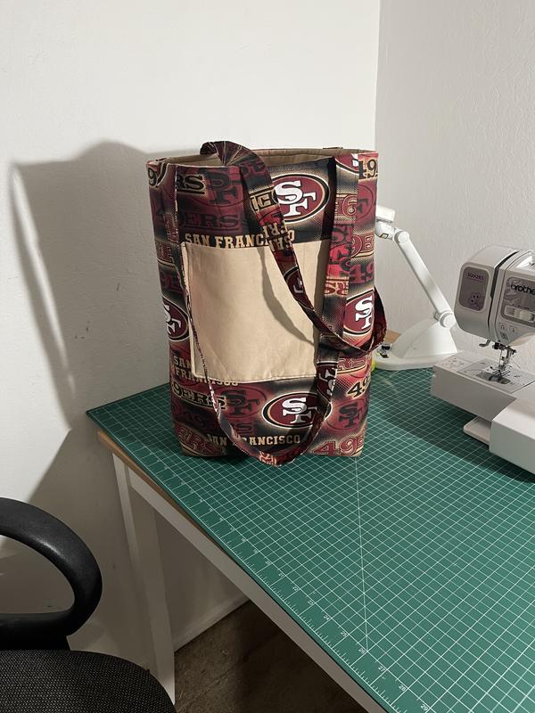 Fabric Traditions NFL Canvas 70556 CH San Francisco 49ers $17.90/yd PREORER  DUE NOV/DEC '23