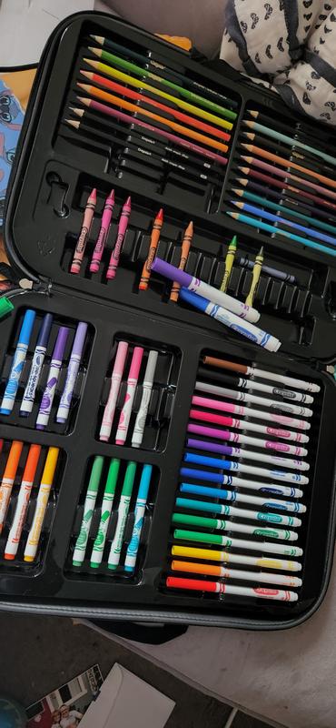 Crayola Sketch & Color (70pcs), Art Kit for Kids, Includes Coloring Kit,  Art Case & Sketch Book, Gifts for Kids Ages 8+