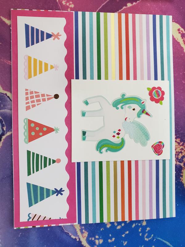 Sticko Fuzzy Stickers Unicorn