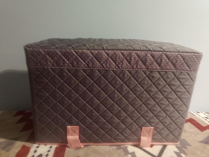 Everything Mary 17 Gray Quilted Sewing Machine Carrying Case