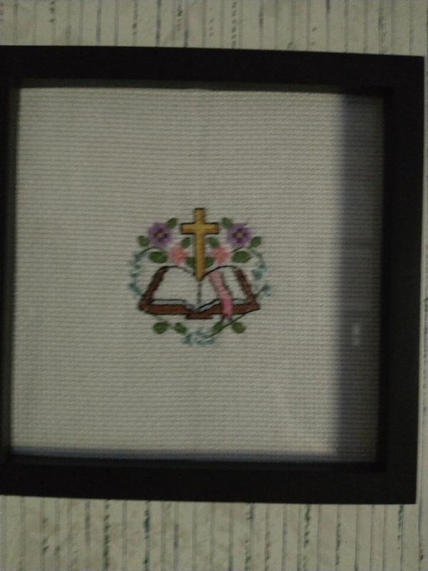 Cross Stitch Embroidery Insert Bib. Soft and light
