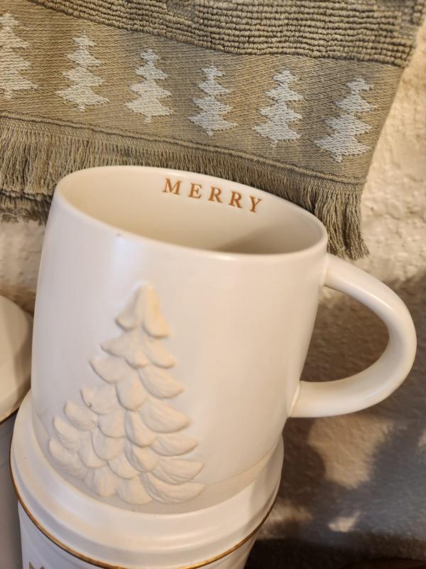 Comfort & Joy – White Christmas Mug