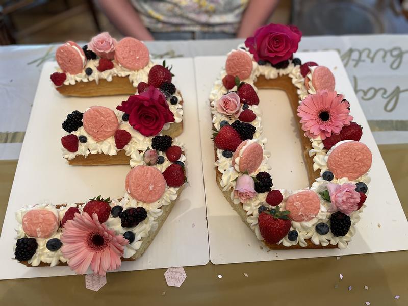 Numbers and Letters Cake Pan