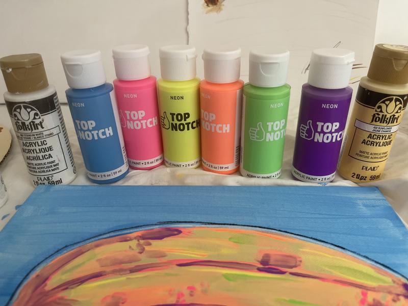 Acrylic Paint Neon Colour Tube 120ml – Evercarts
