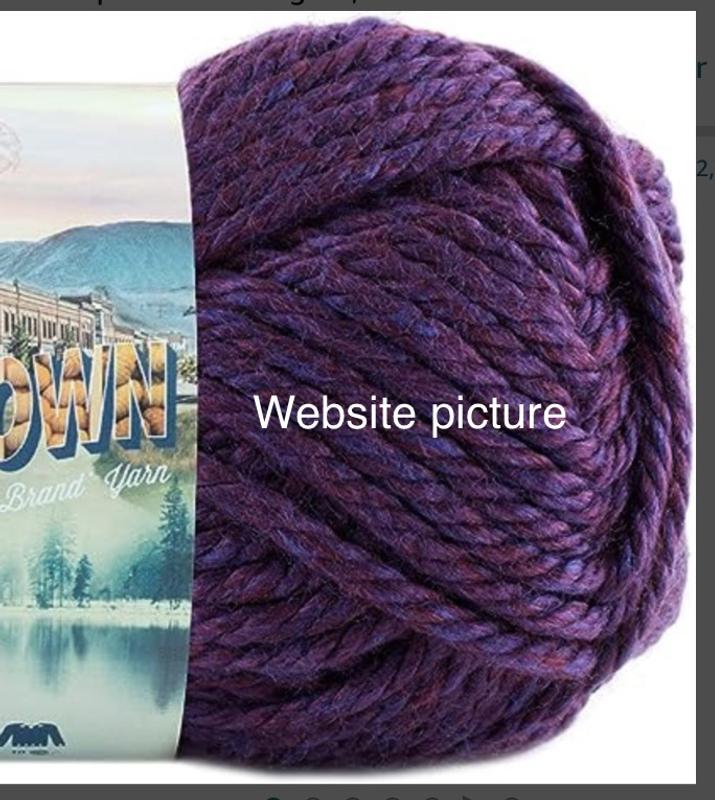  Lion Brand Yarn Hometown Yarn, Bulky Yarn, Yarn for Knitting  and Crocheting, 1-Pack, Peacock