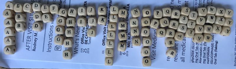 1.4oz Alphabet Wood Beads by hildie & jo