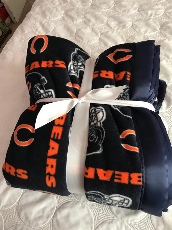 Chicago Bears Fleece Tie hotsell Blanket