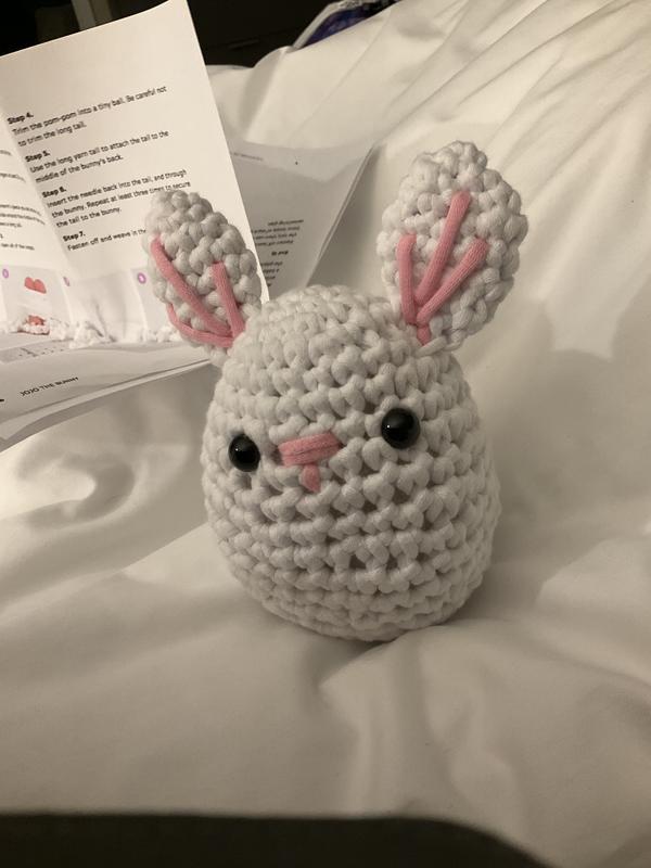 wobbles crochet animal kit bunny