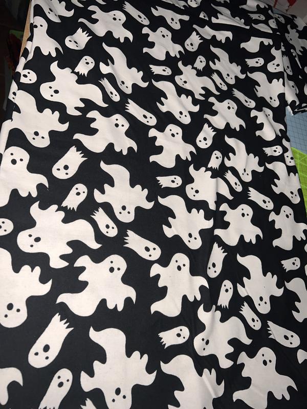 Glow in the Dark Flannel Fabric Spooky Celestial Glow in the Dark by the  Yard 100% Cotton Flannel 