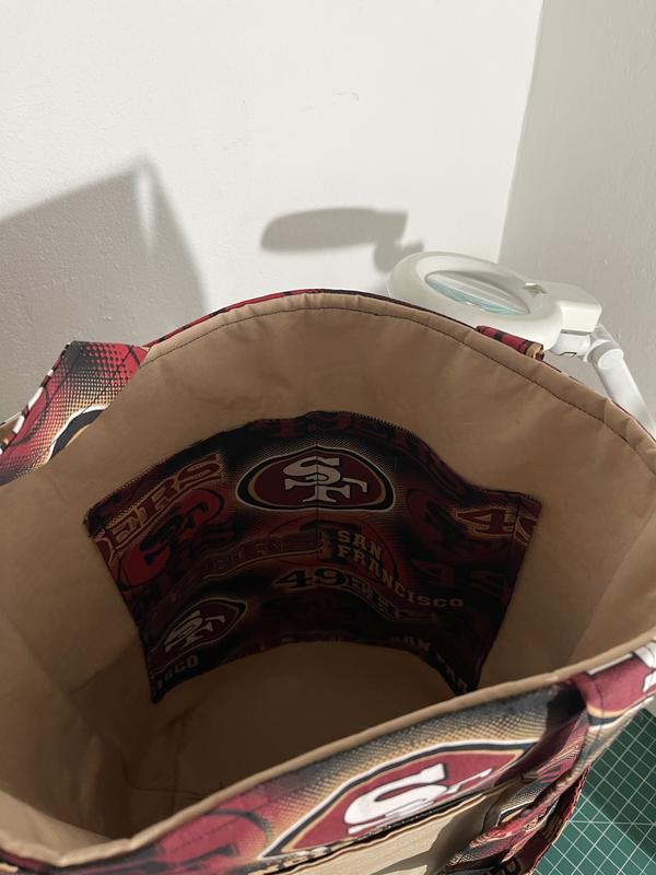 Fabric Traditions NFL Canvas 70556 CH San Francisco 49ers $17.90/yd PREORER  DUE NOV/DEC '23